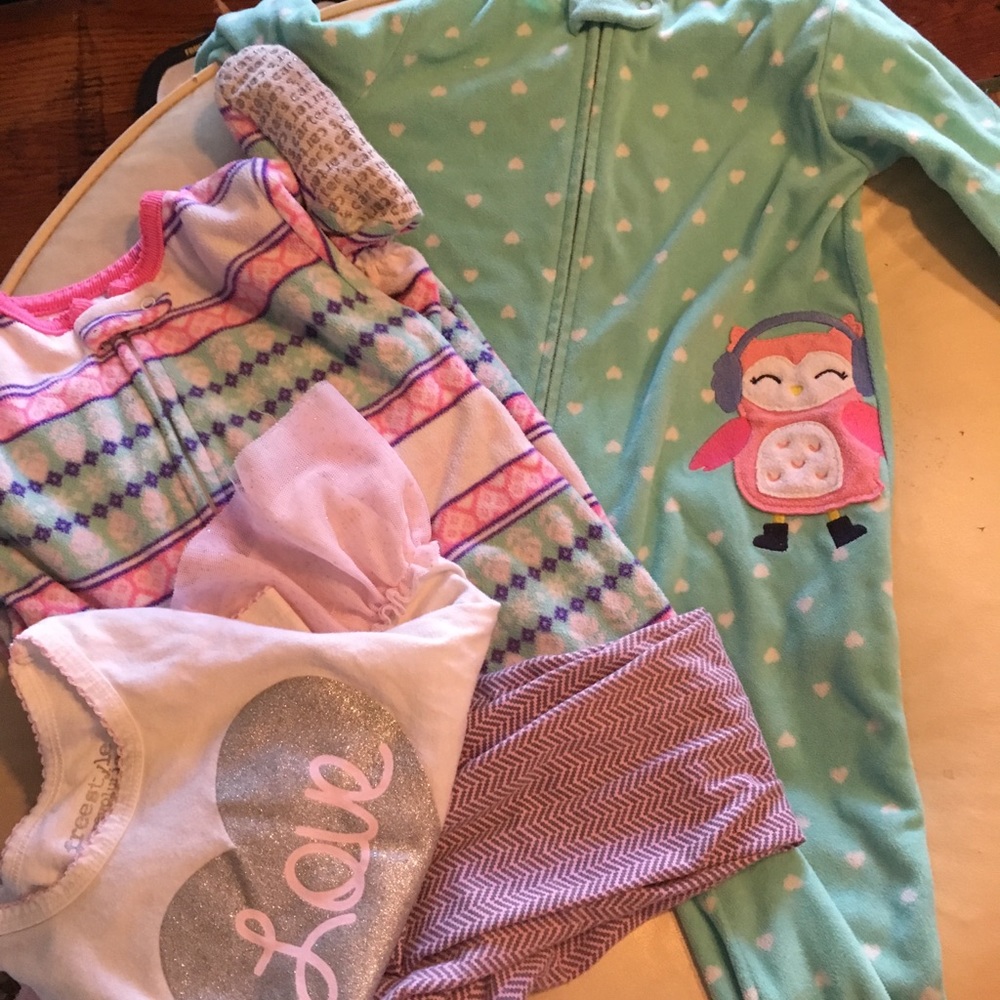 Three pair of pajama bundle